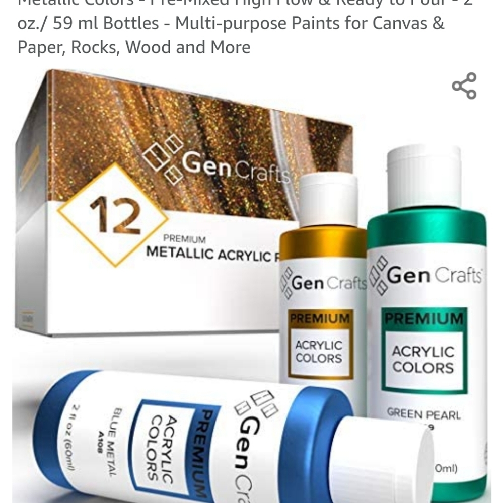 Gencrafts metallic paints